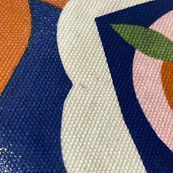 -Mod Bloom Pop – Vintage Fossil Key-Per Mod-Floral Messenger Crossbody Bag - Picture 16 of 16